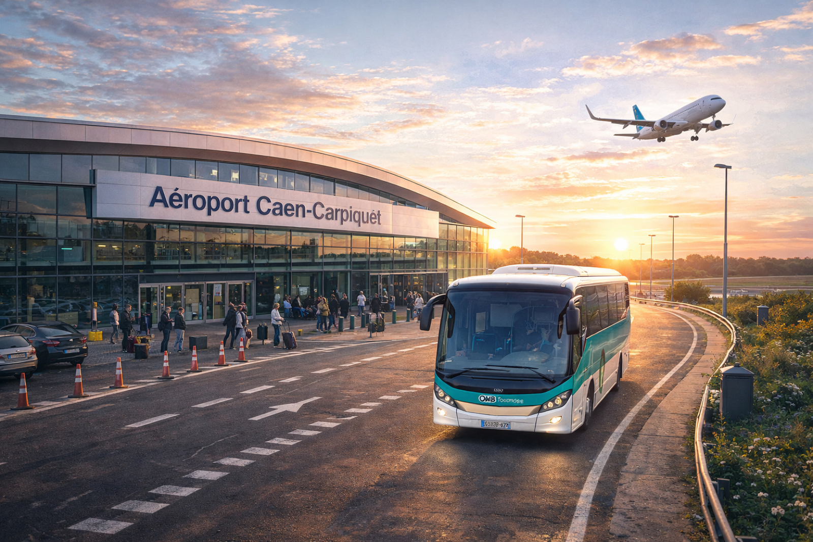 trasnfert aéroport Caen-Carpiquet OMB 