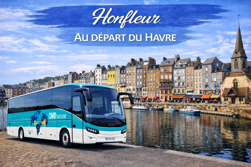 Le bus OMB a Honfleur