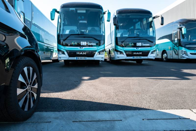 Des autocars modernes, pour un trajet plus confortable